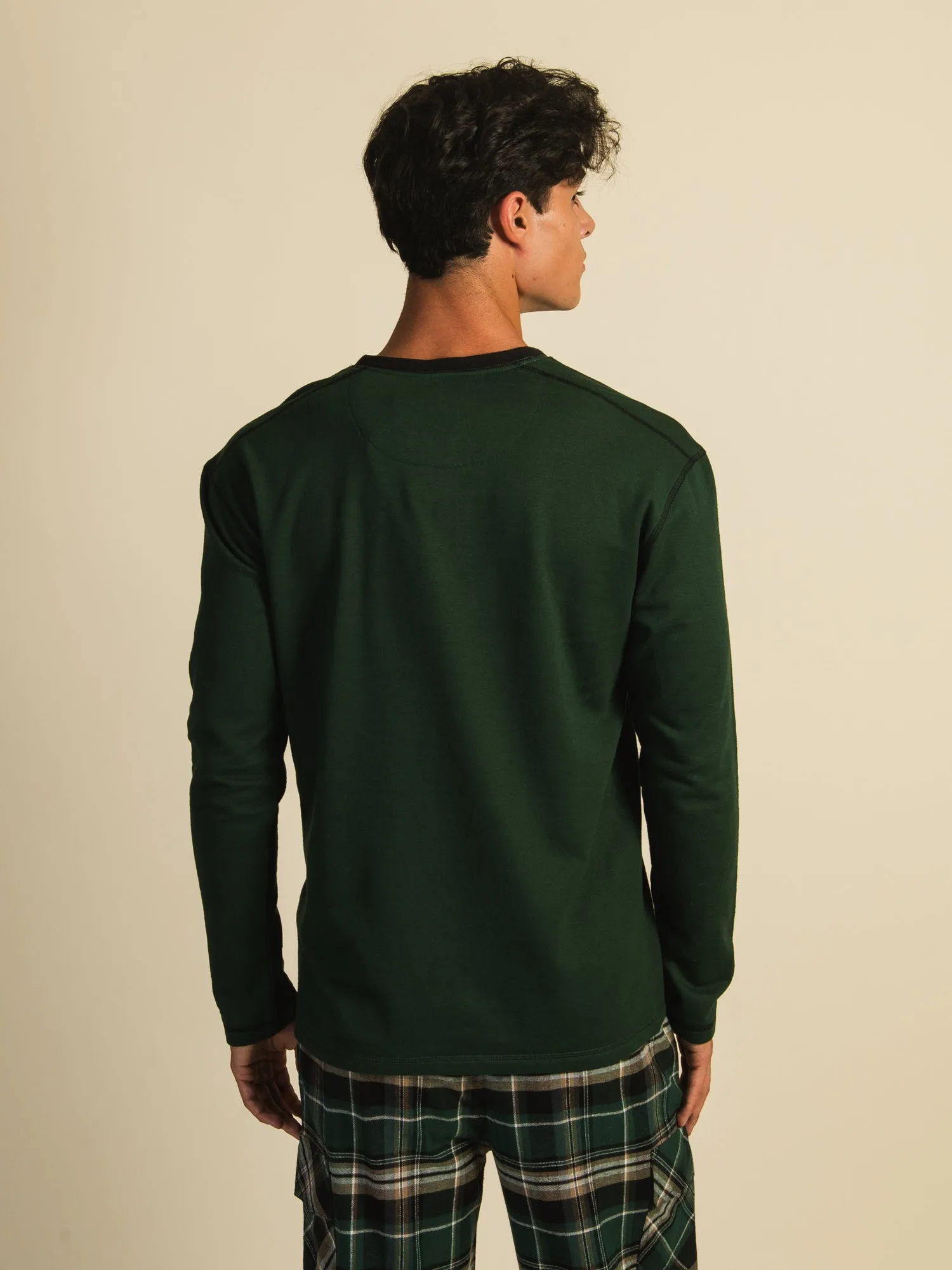 KOLBY HUGH LONG SLEEVE HENLEY