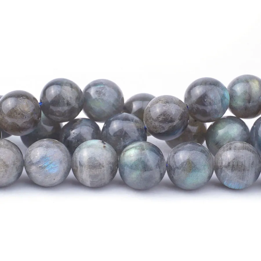 Labradorite 12mm Round AA Grade - 15-16 inch