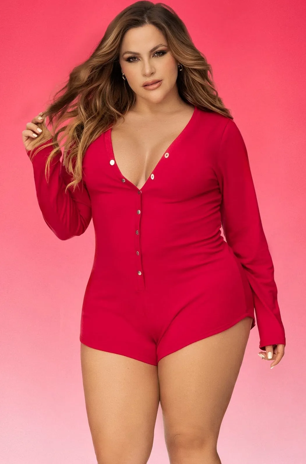 Long Sleeve Sleep Romper