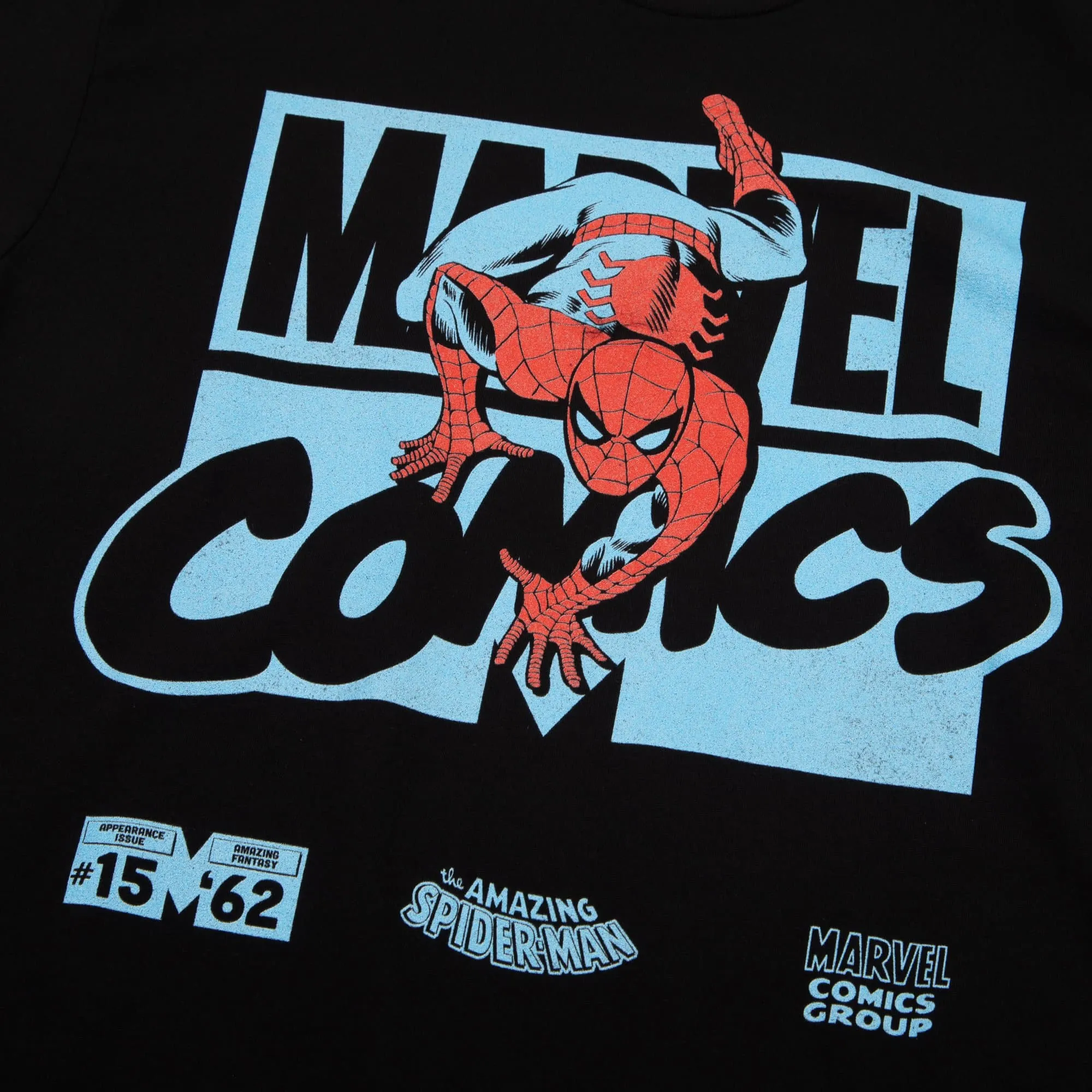 Marvel Comic Spider-Man Black Tee