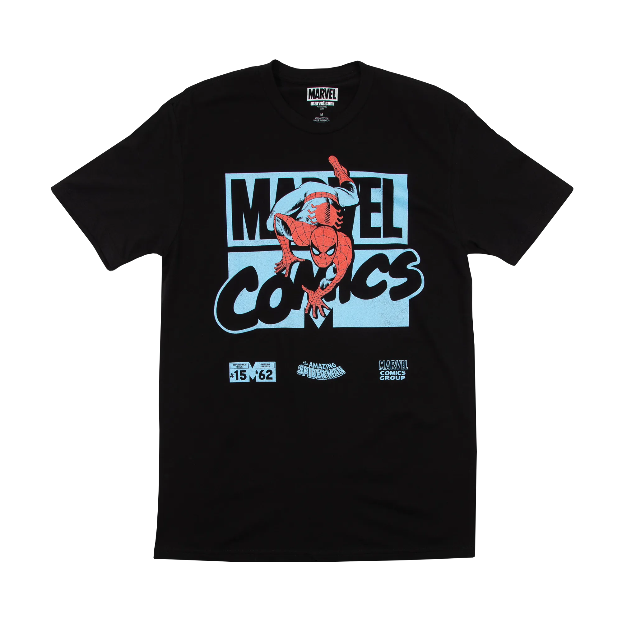 Marvel Comic Spider-Man Black Tee