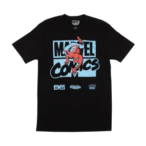 Marvel Comic Spider-Man Black Tee