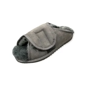 Medical Scuff Slipper - Charcoal