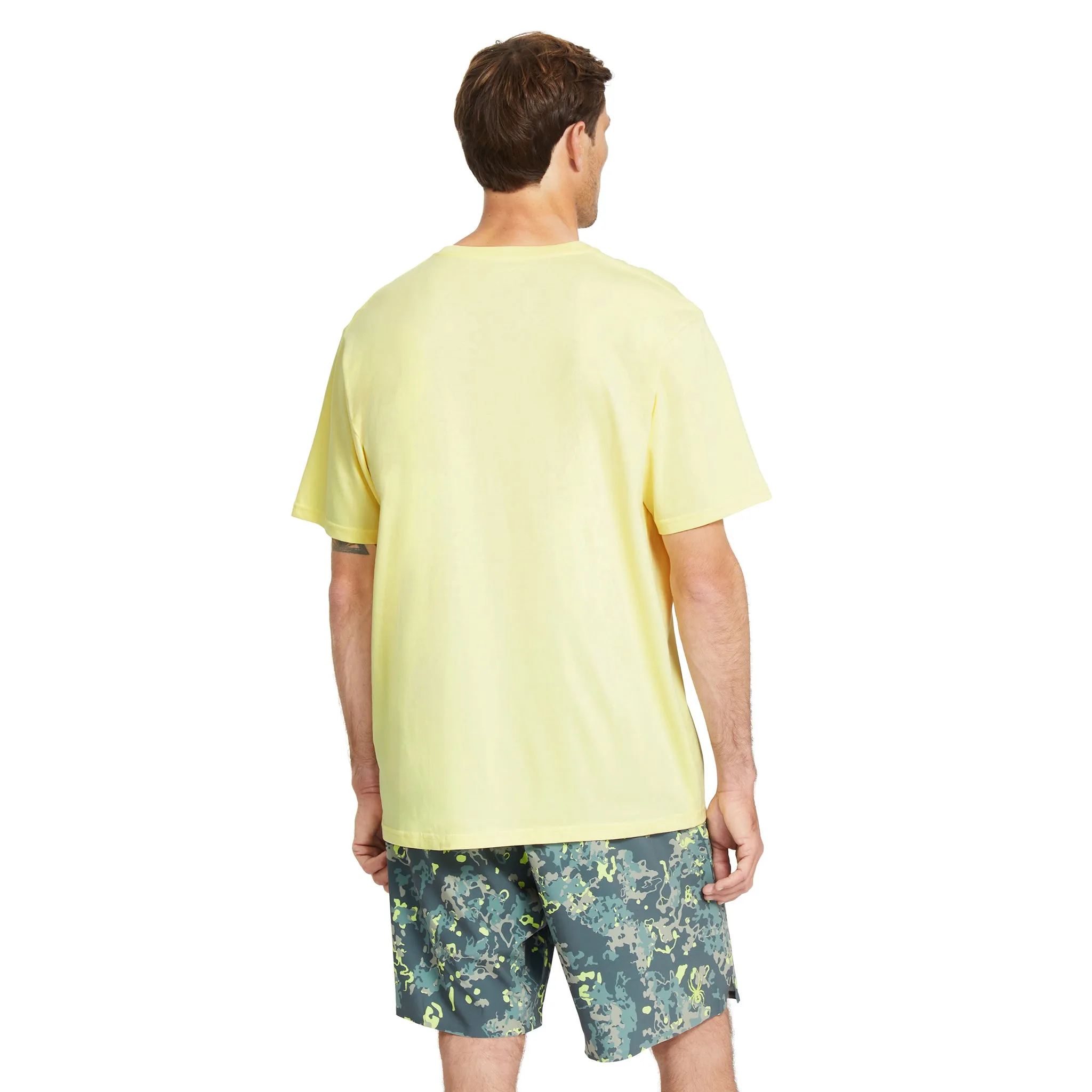 Mens Bug & Wordmark Blanks Tee - Aura Yellow