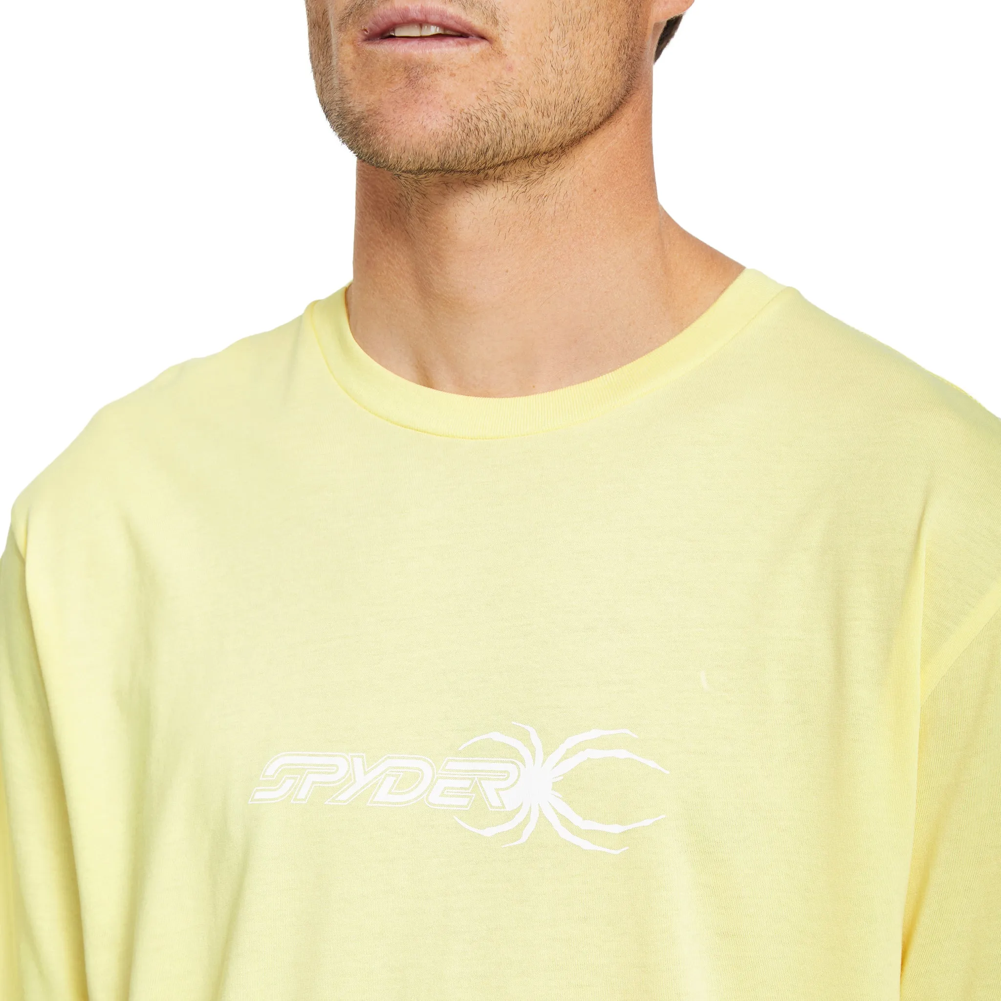 Mens Bug & Wordmark Blanks Tee - Aura Yellow