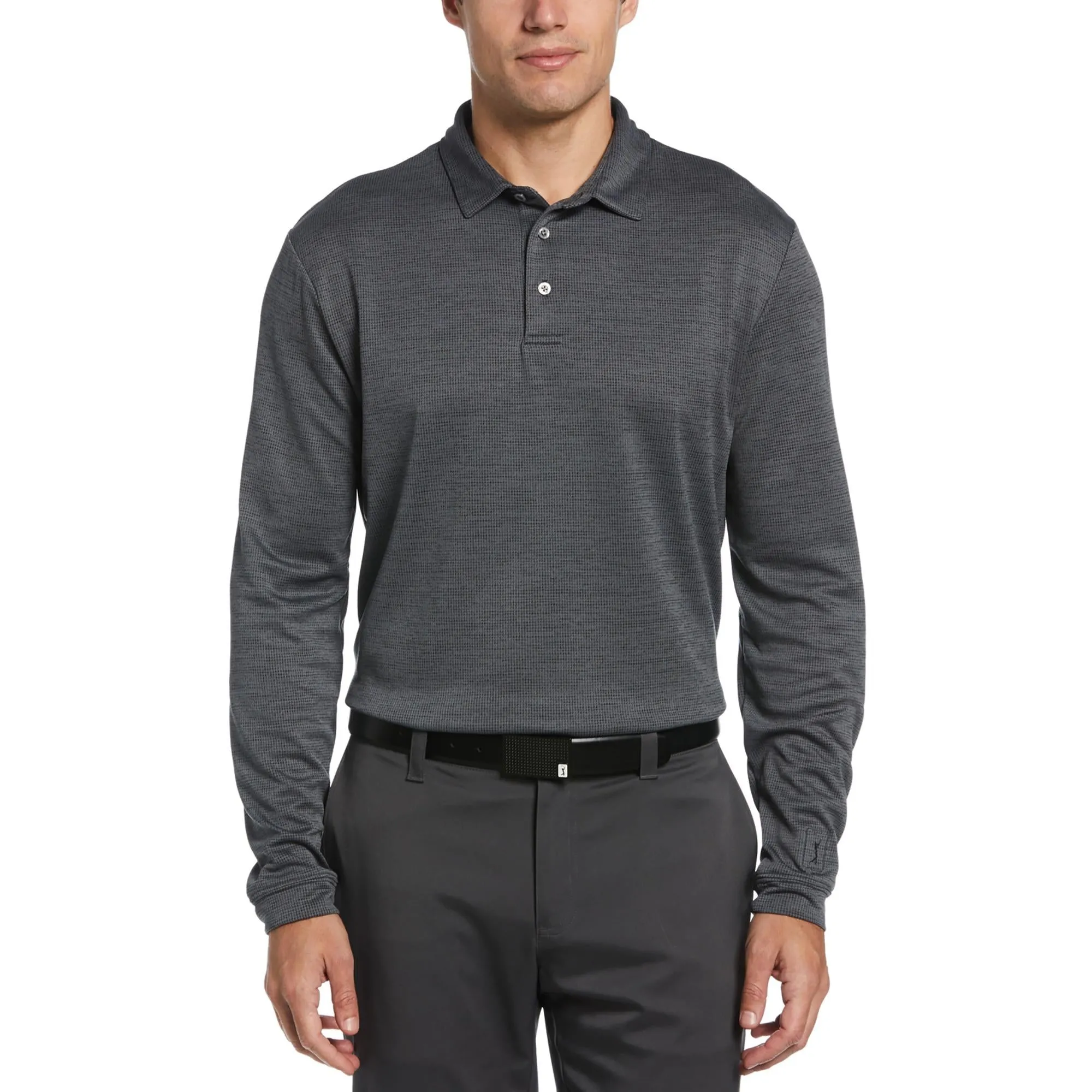 Mens Long Sleeve Golf Polo