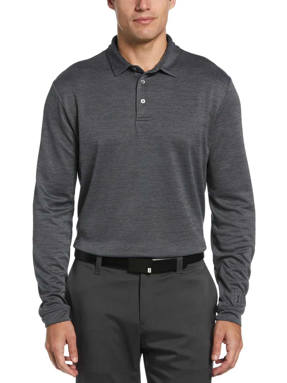 Mens Long Sleeve Golf Polo