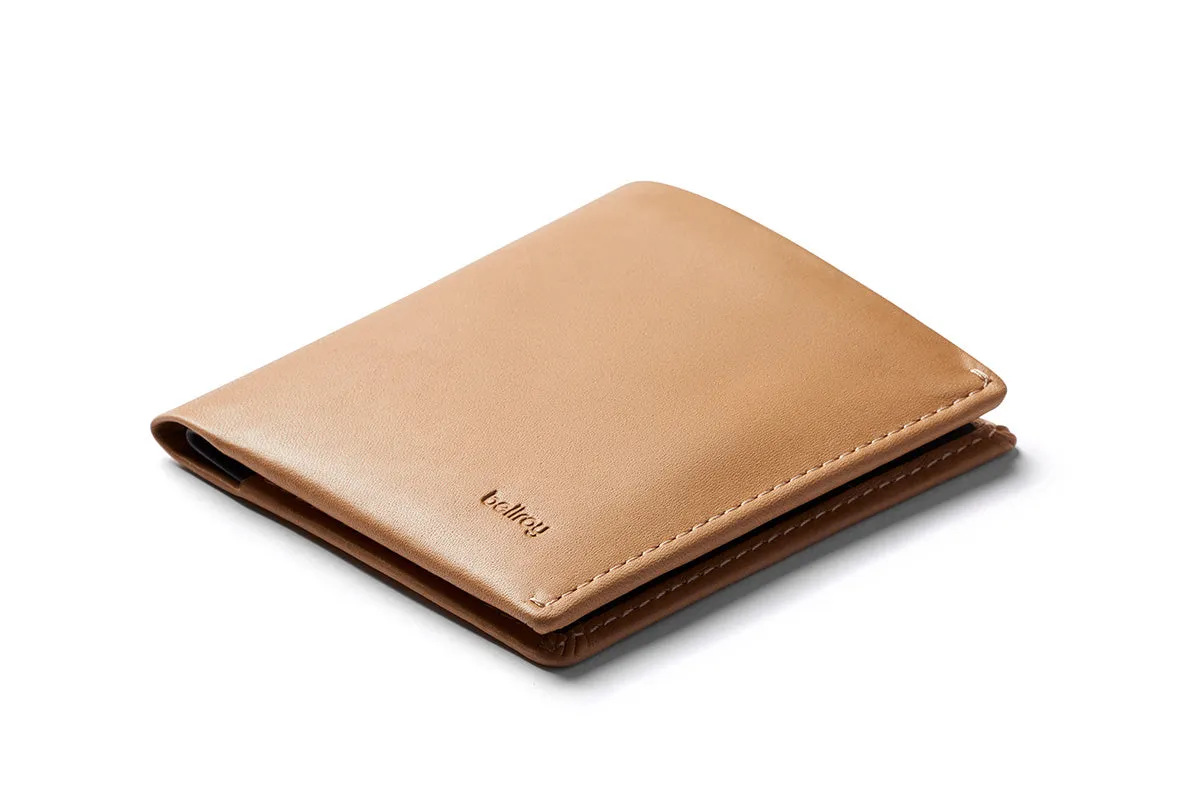 Note Sleeve Wallet - Tan - RFID