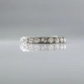 Platinum Art Deco Diamond Eternity Ring