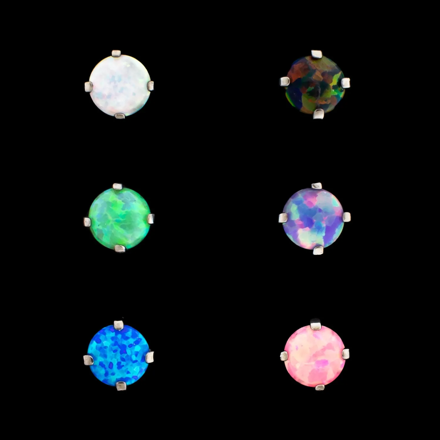 Prong Set Round Opal