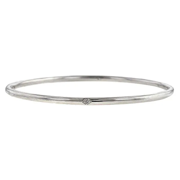 Single Station Diamond Bangle Bracelet- Heirloom by Doyle & Doyle