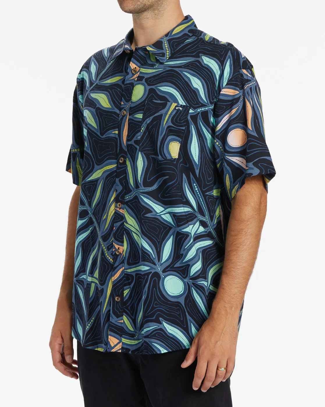 Sundays Short Sleeve Shirt - Dark Navy