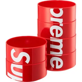 SUPREME/HELLER BOWLS (SET OF 6) Red