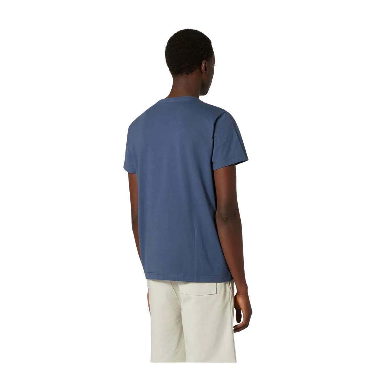 T-shirt Uomo K-Way Le Vrai Edouard Blu Indigo