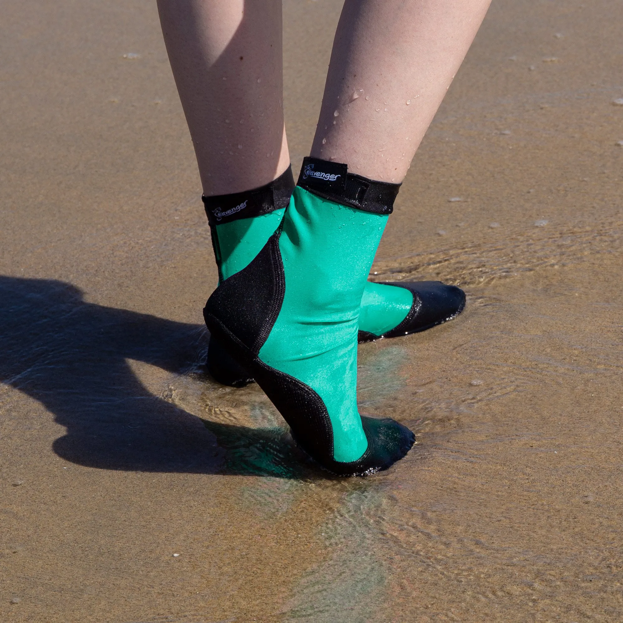 Tall SeaSnug Beach Socks - Seafoam