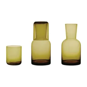 Water Carafe Set - Amber