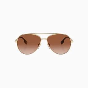 Women's Burberry Logo Pilot Sunglasses