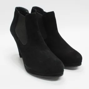 Womens Gardenia Copenhagen Platform Boots Black Suede Uk Size 3