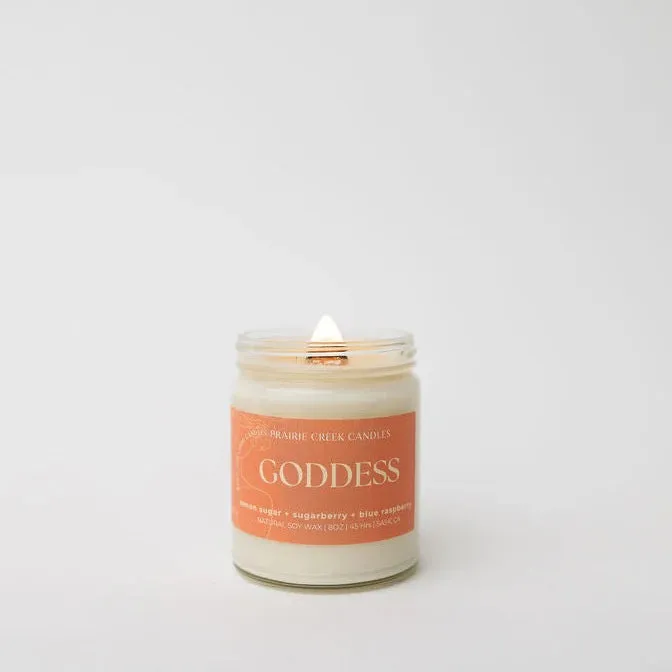 Wood Wick Jar Candle 8 oz - Goddess