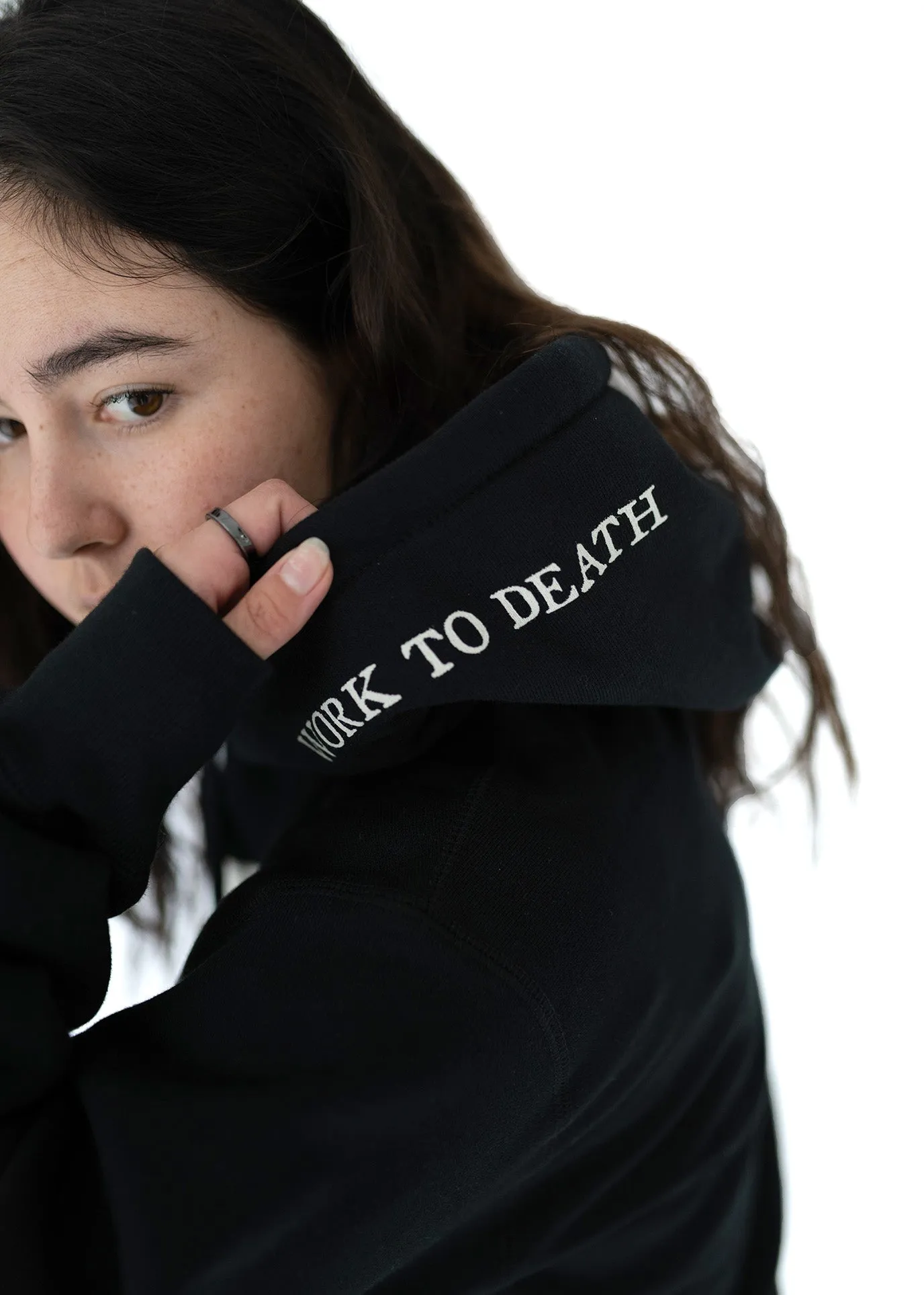 Work To Death - Heavyweight Hoodie