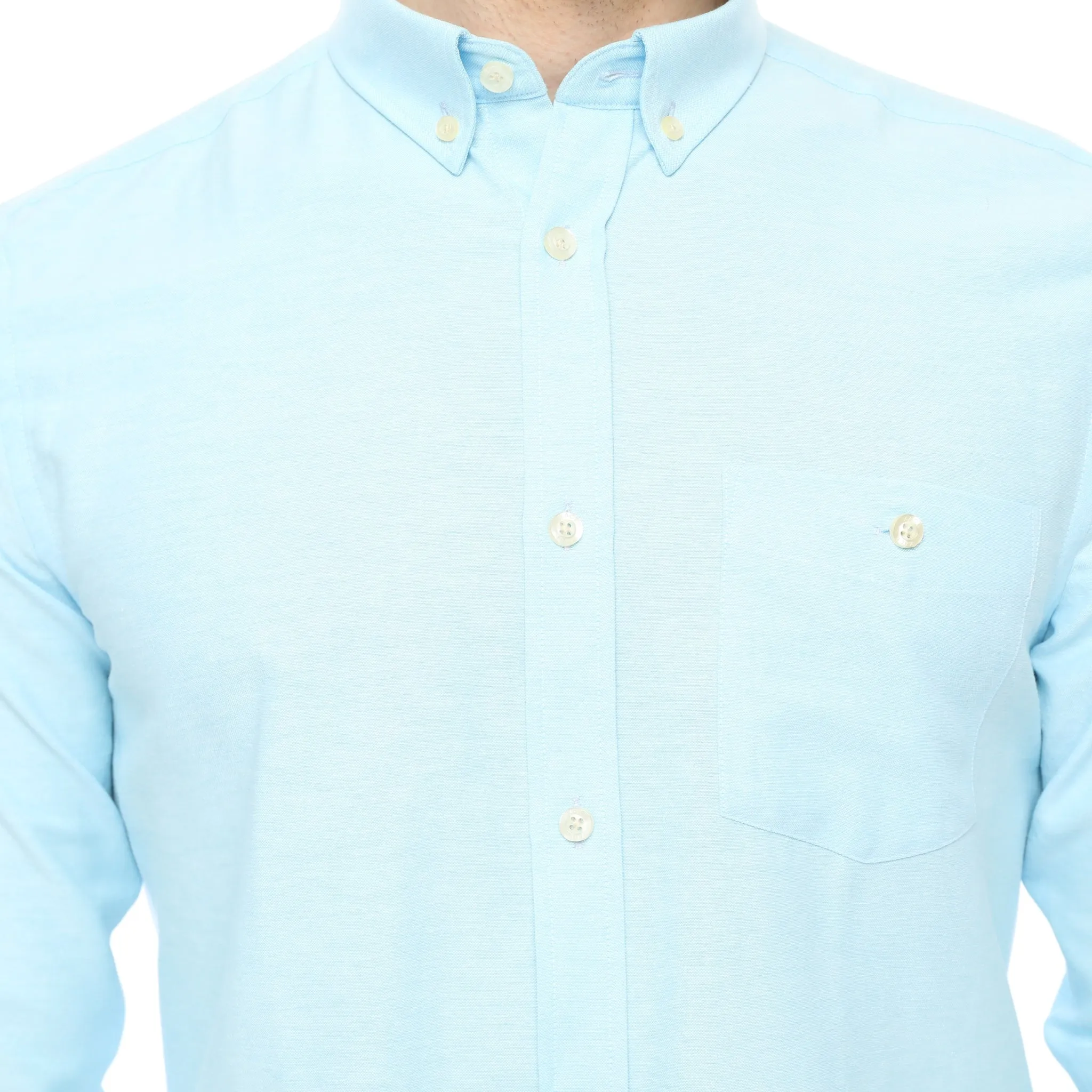 Xact Mens Button Down Oxford Shirt - Long Sleeved