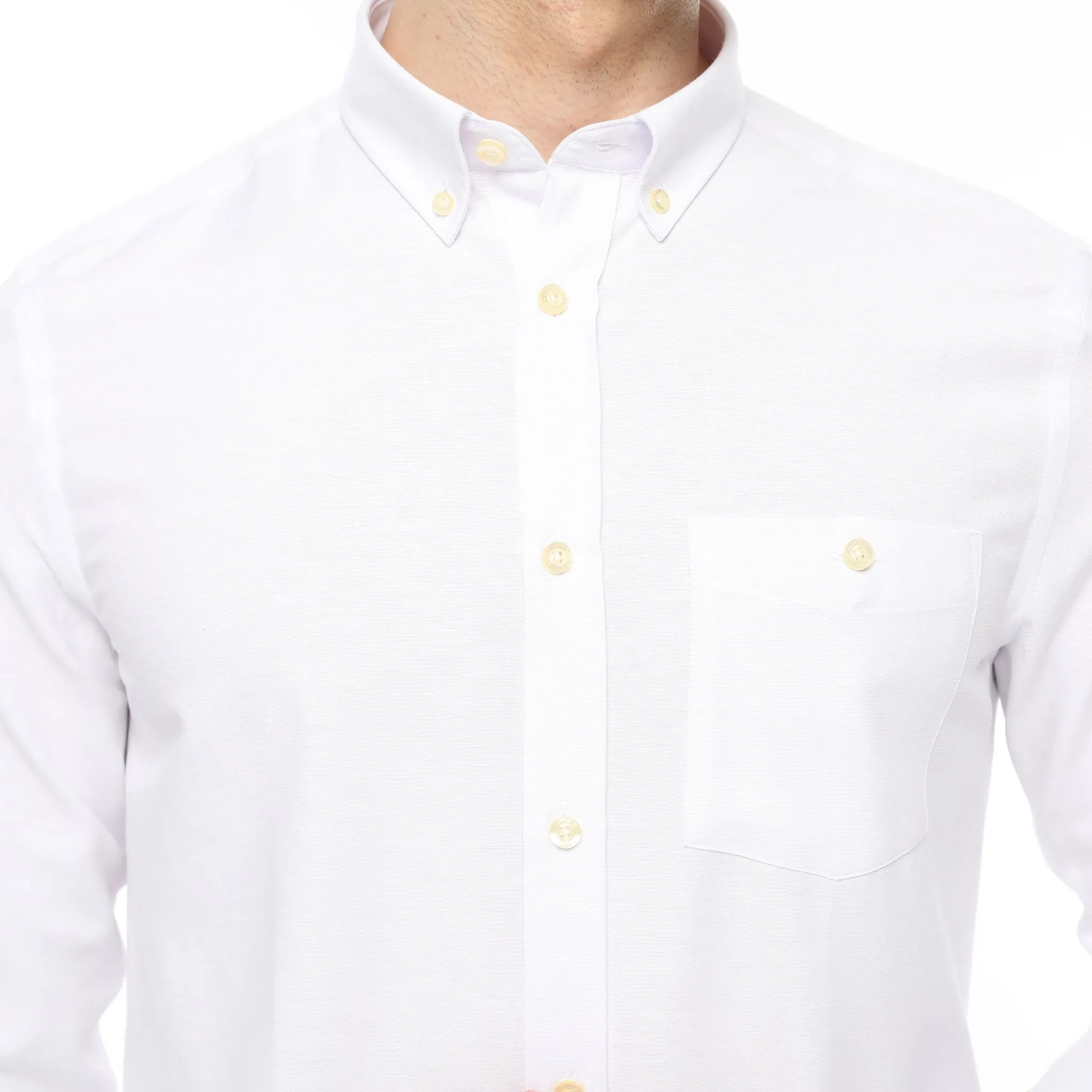 Xact Mens Button Down Oxford Shirt - Long Sleeved