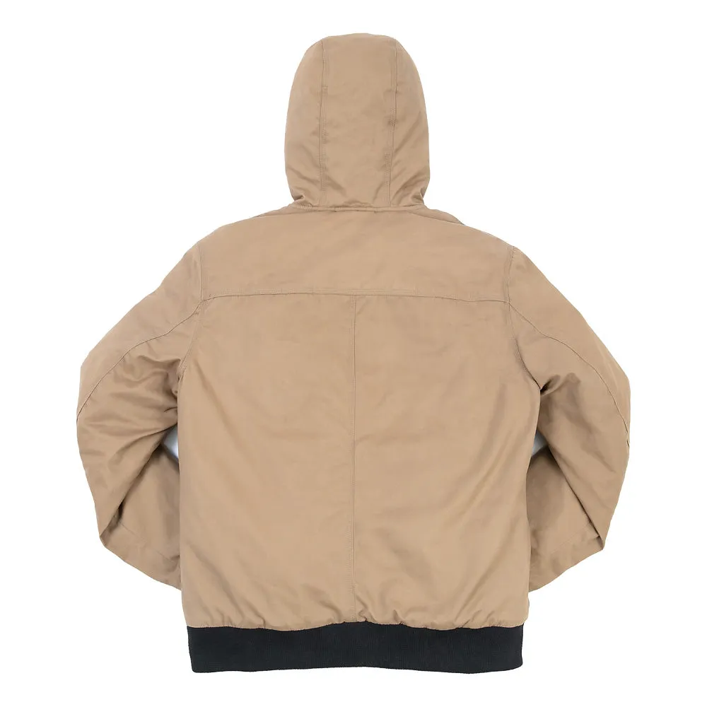 Yellowstone Dutton Ranch Hooded Khaki Jacket